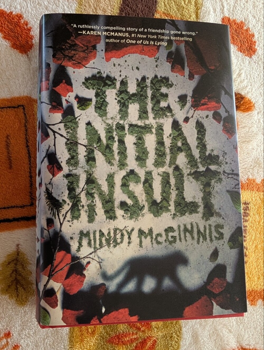 Bookish Box Signed Signed Edition The Initial Insult By Mindy McGinnis Hardcover
